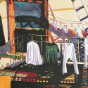 Clothes on line, urban laundry